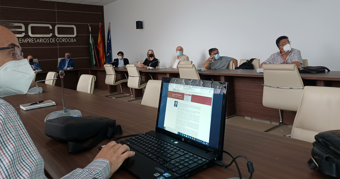 Presentación de la nueva página web del Consejo Social de Córdoba